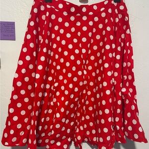 Red Polka Dot Skirt